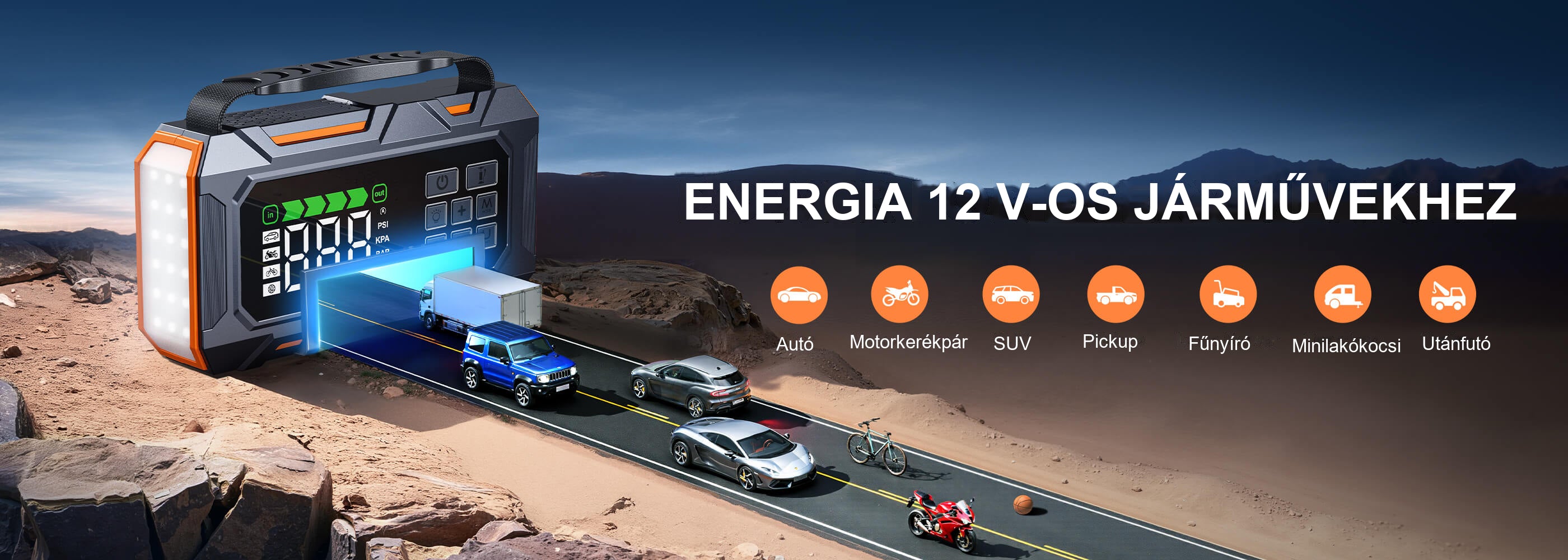 Buture Beta09 · ENERGIA 12 V-OS JÁRMŰVEKHEZ · Autó