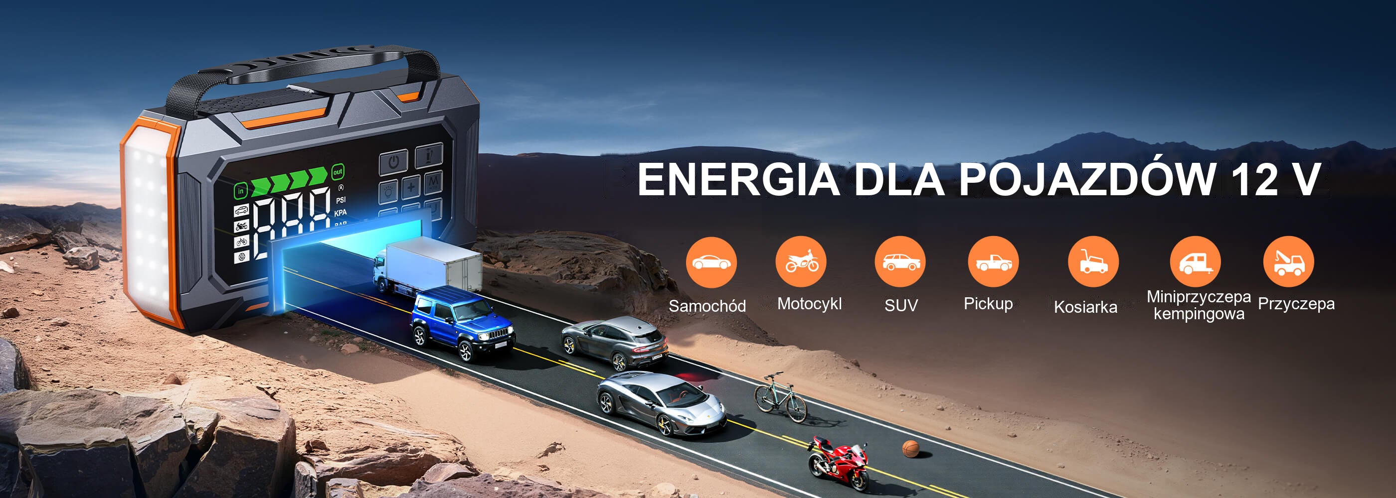 Buture Beta09 · ENERGIA DLA POJAZDÓW 12 V · Samochód