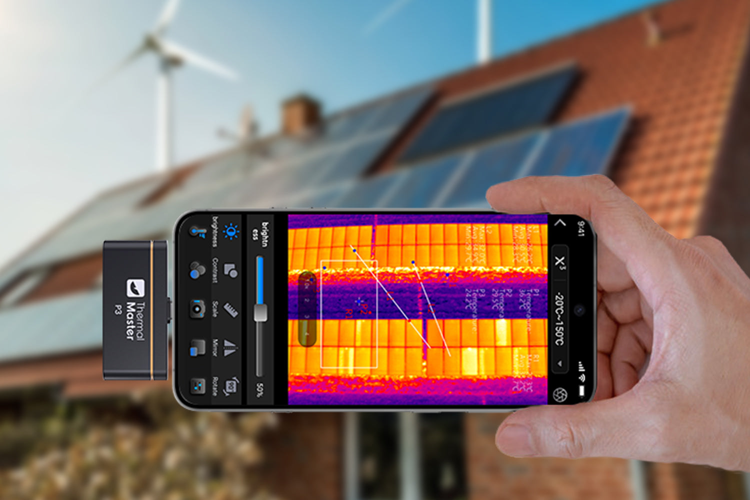 Prüfung von Solarmodulen