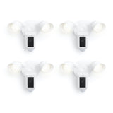 Ring Floodlight Cam Plus White Wired 4-pack gallery image 1
