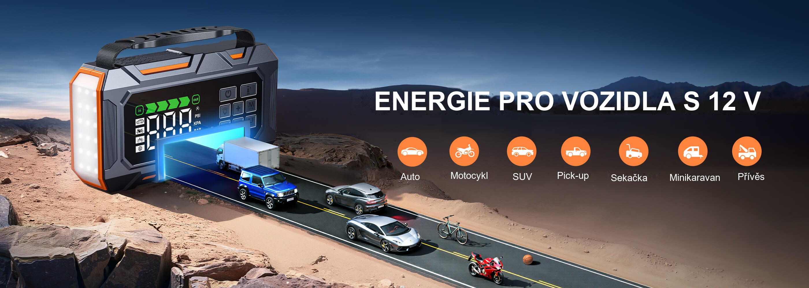 Buture Beta09 · ENERGIE PRO VOZIDLA S 12 V · Auto