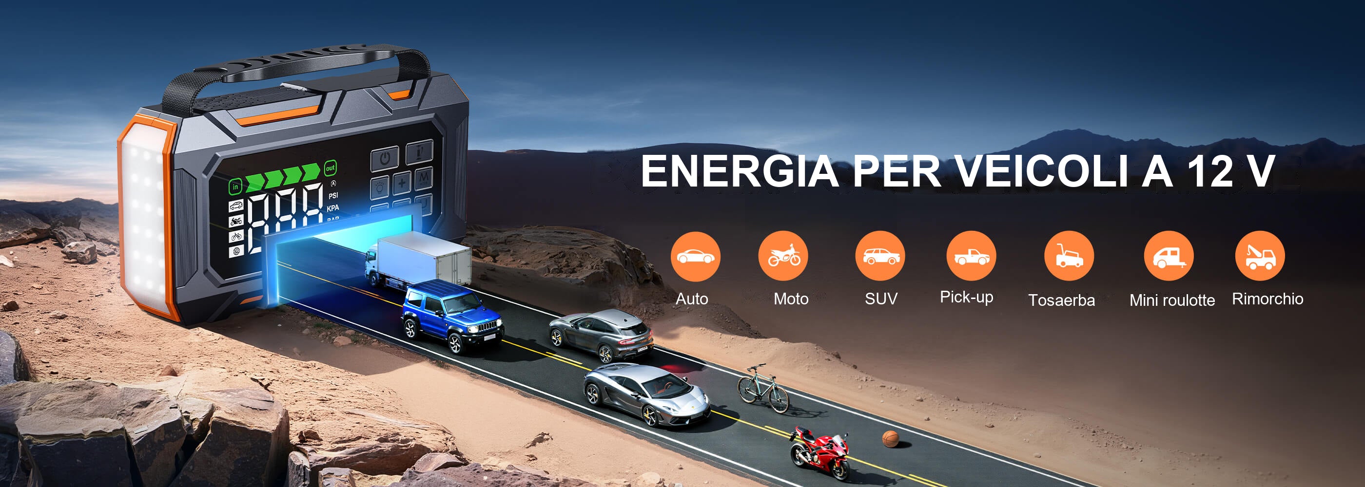 Buture Beta09 · ENERGIA PER VEICOLI A 12 V · Auto