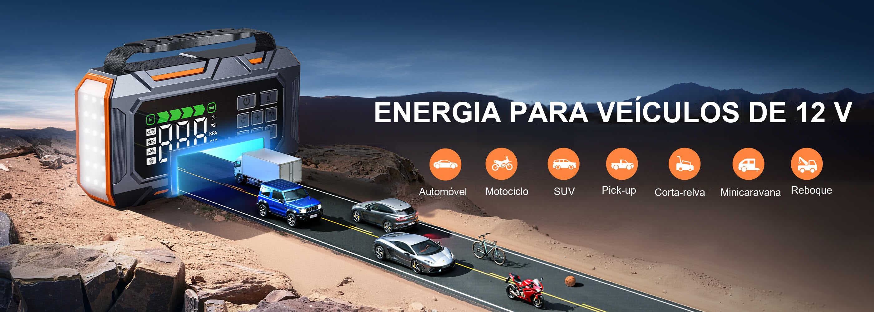 Buture Beta09 · ENERGIA PARA VEÍCULOS DE 12 V · Automóvel
