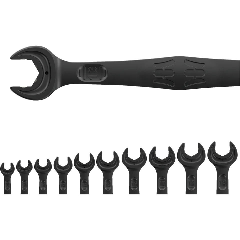 Wera Ringratschen-Maulschlüssel Joker 6000 Set Black Edition
